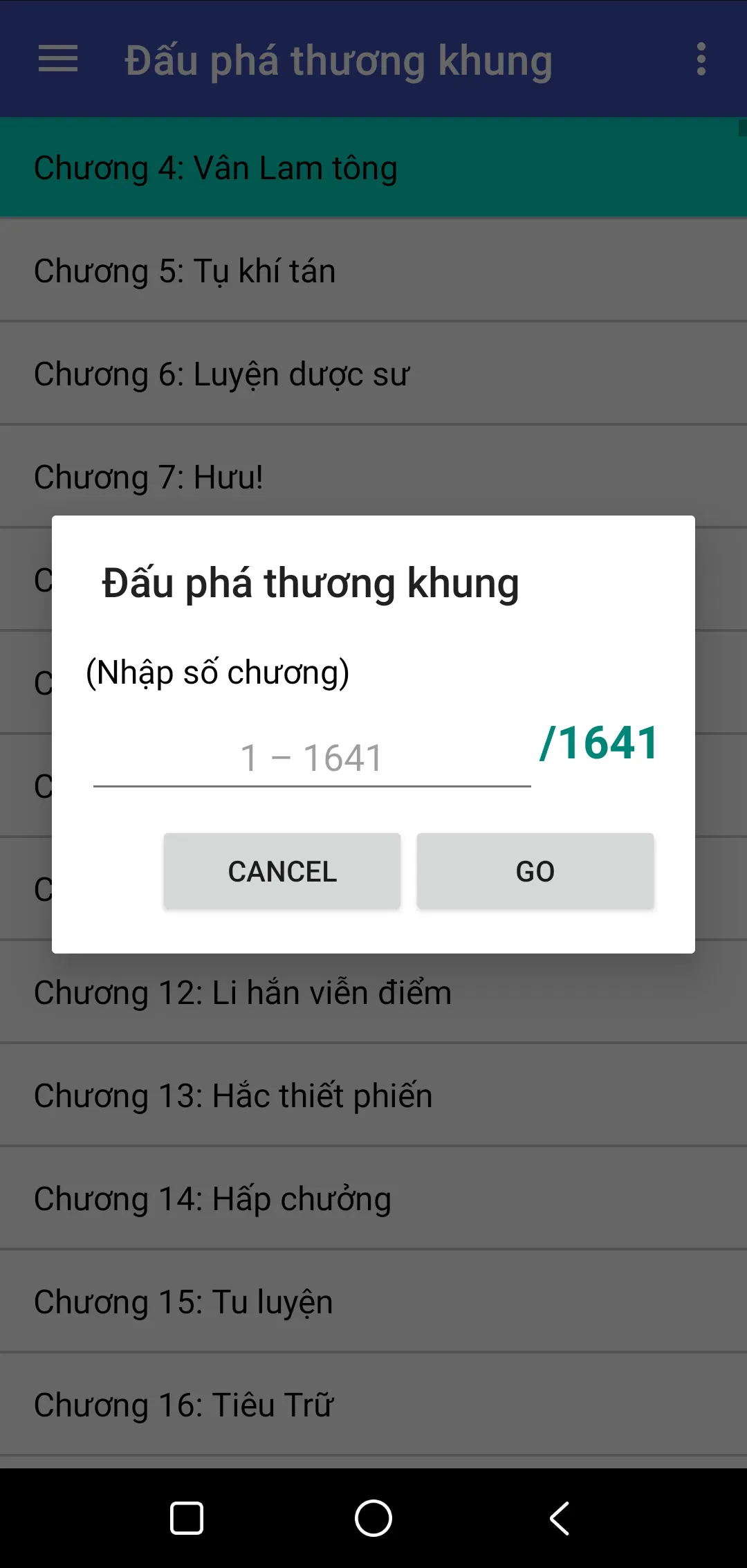 Dau pha thuong khung - Truyen | Indus Appstore | Screenshot