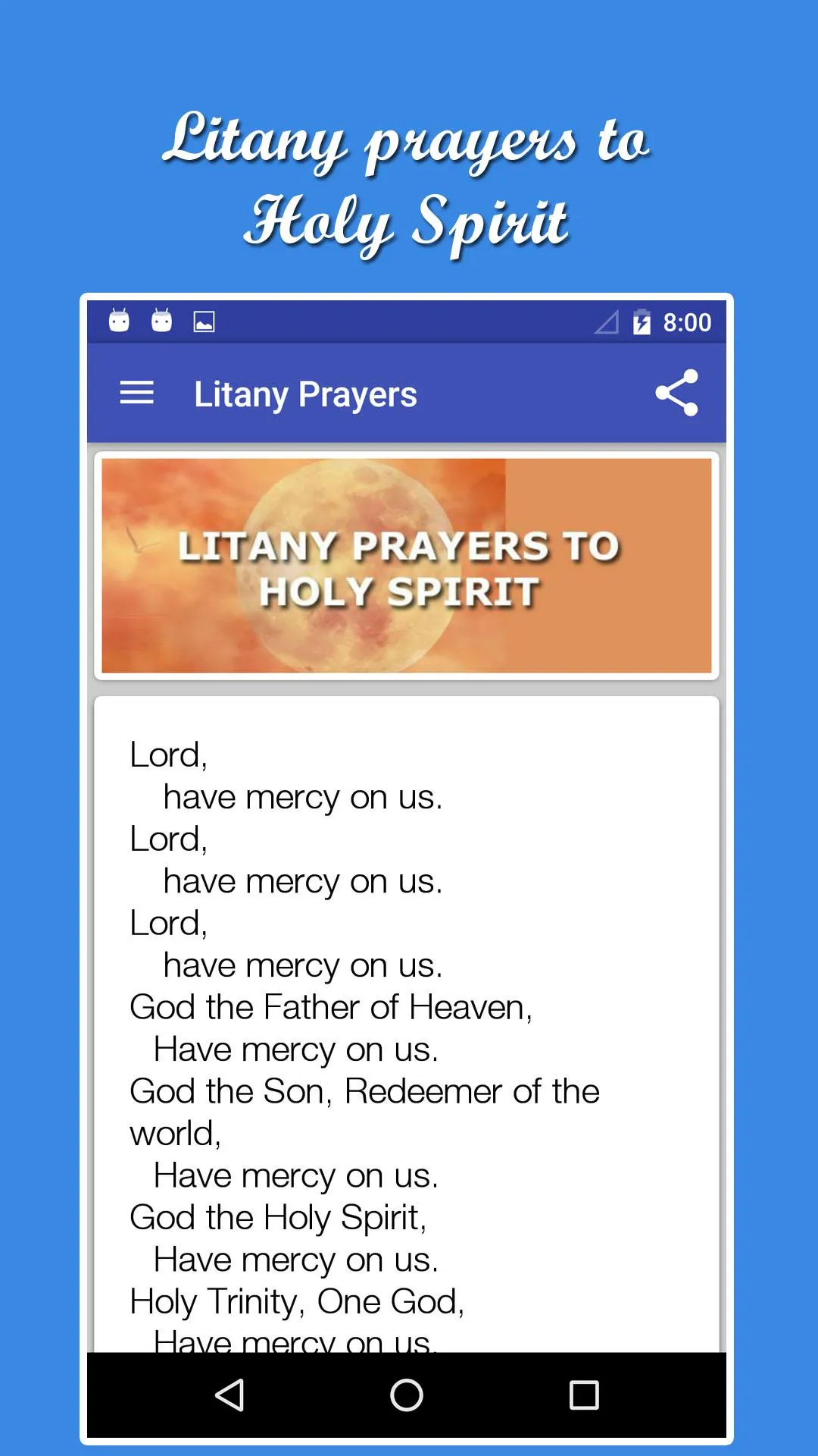 Holy Spirit Novena And Prayers | Indus Appstore | Screenshot