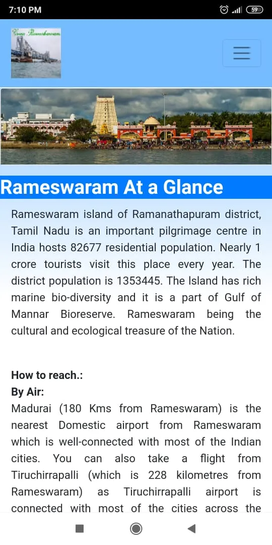 Green Rameswaram | Indus Appstore | Screenshot