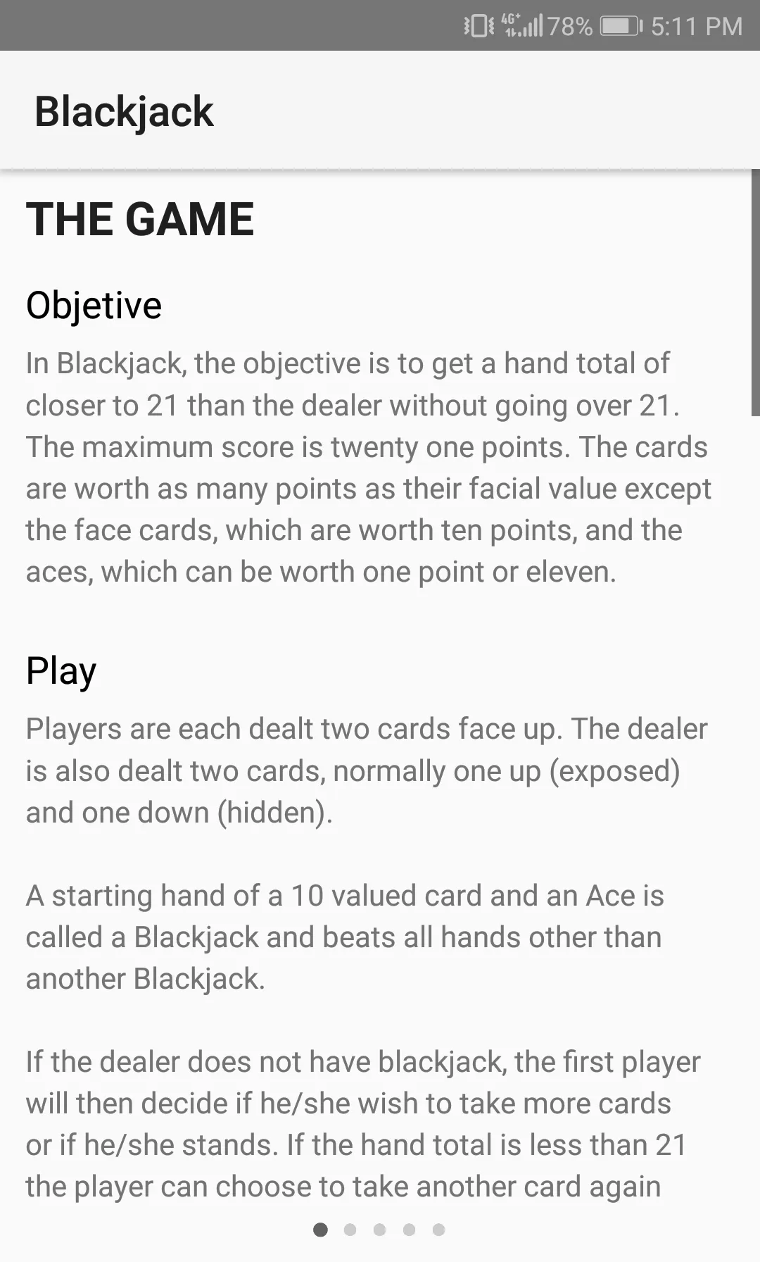 Blackjack | Indus Appstore | Screenshot