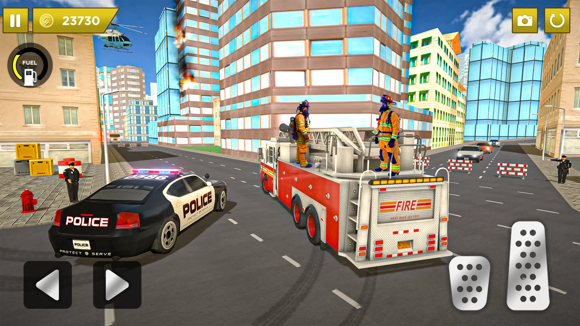 Flying Fire Truck Driving Sim | Indus Appstore | Screenshot