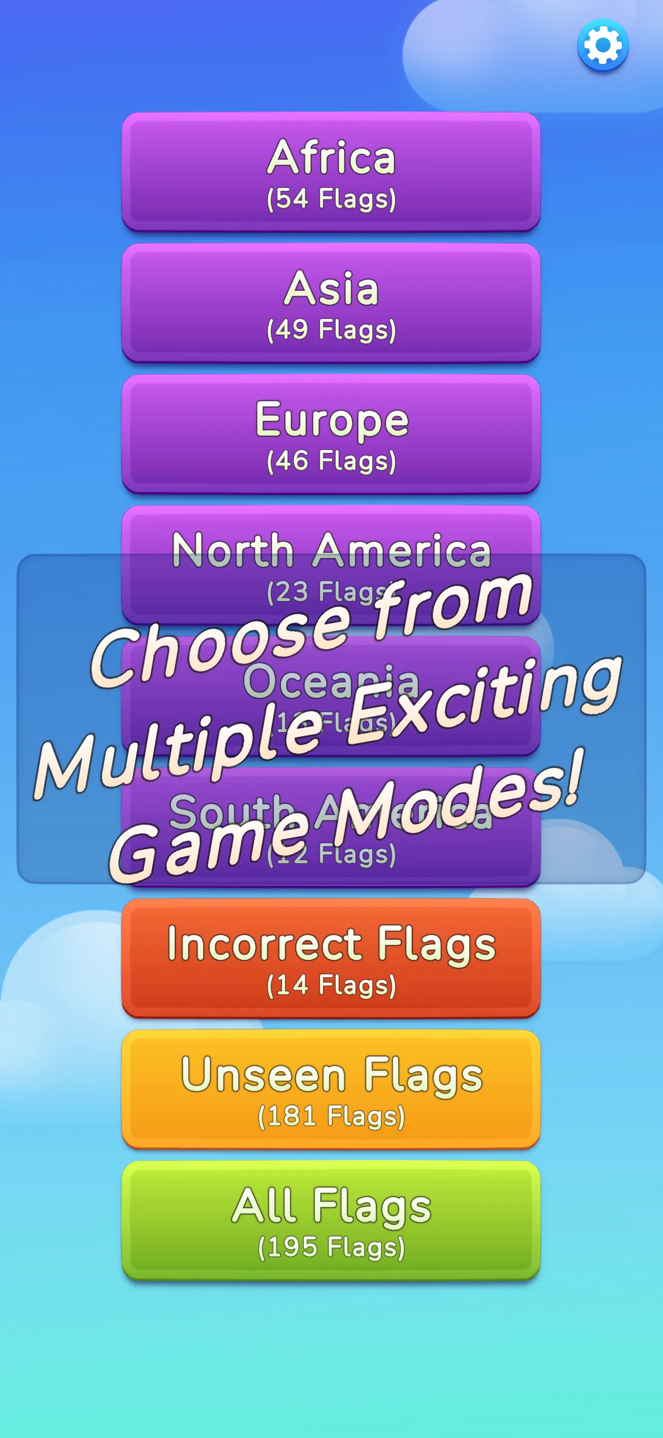 Flag Guess 3D Name Memory Quiz | Indus Appstore | Screenshot