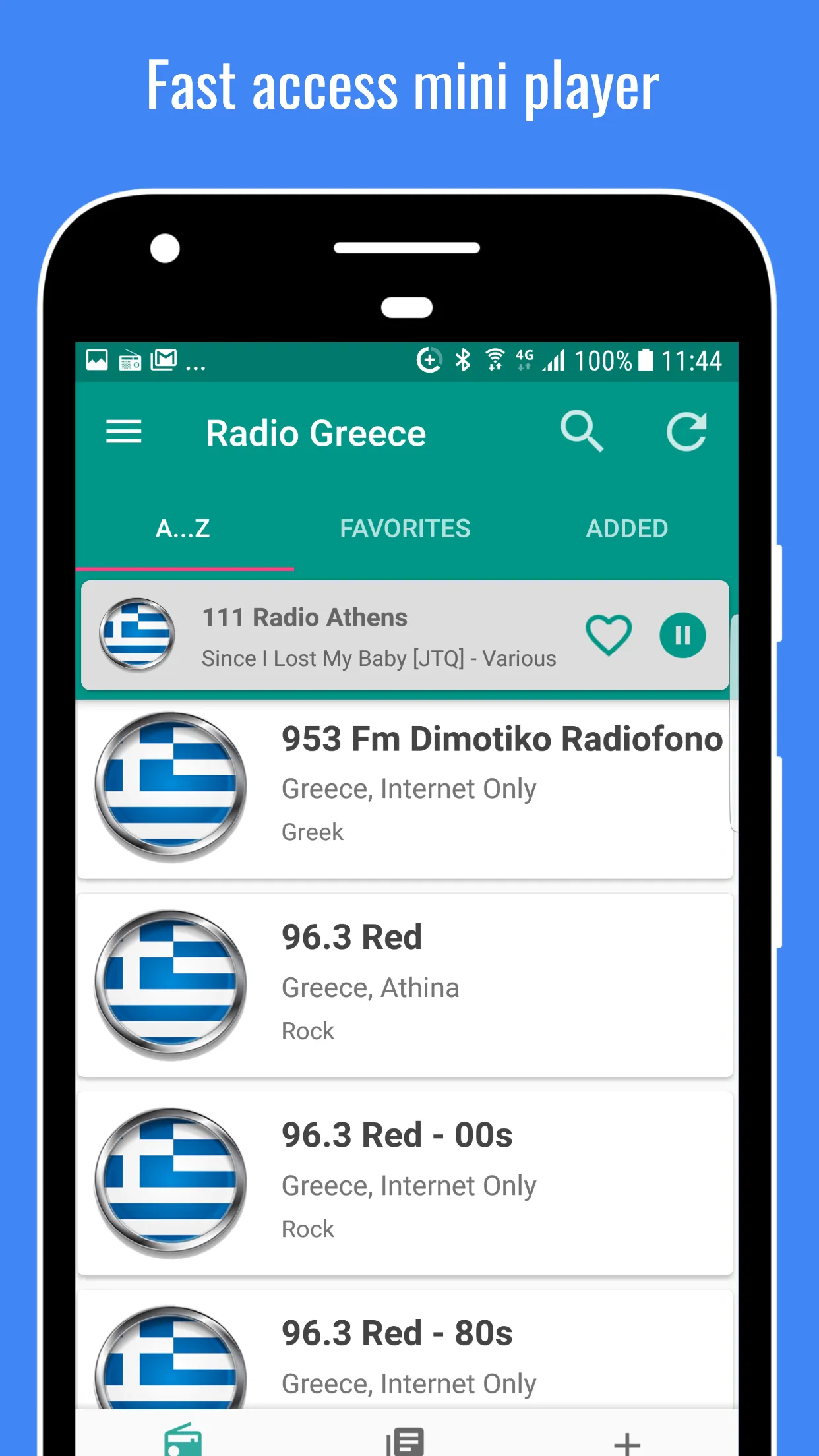 Radio Greece PRO+ | Indus Appstore | Screenshot