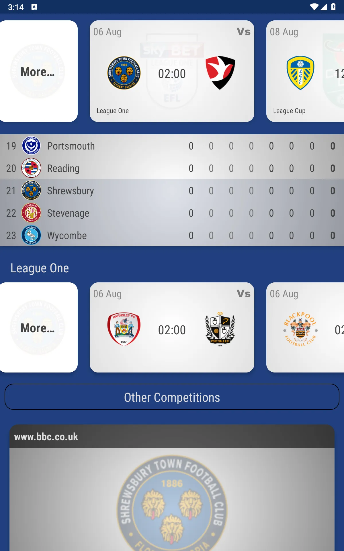 Shrewsbury Town Fan App | Indus Appstore | Screenshot