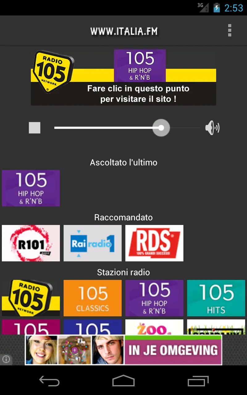 Italia.FM | Indus Appstore | Screenshot