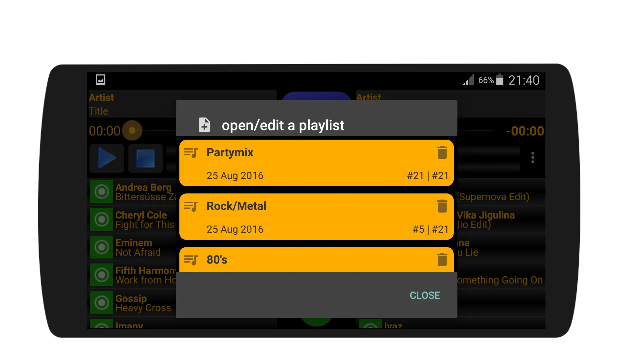 MP3-DJ the MP3-Player | Indus Appstore | Screenshot