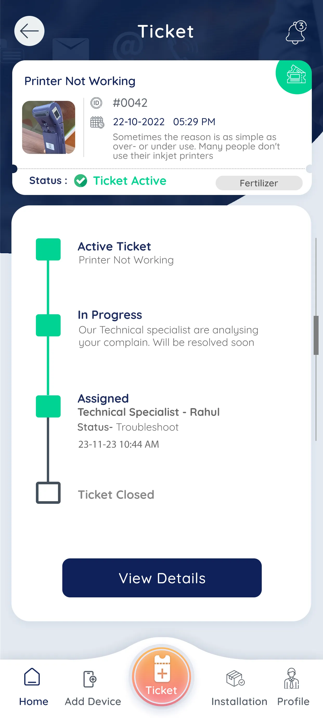 MobiOcean Customer Support App | Indus Appstore | Screenshot