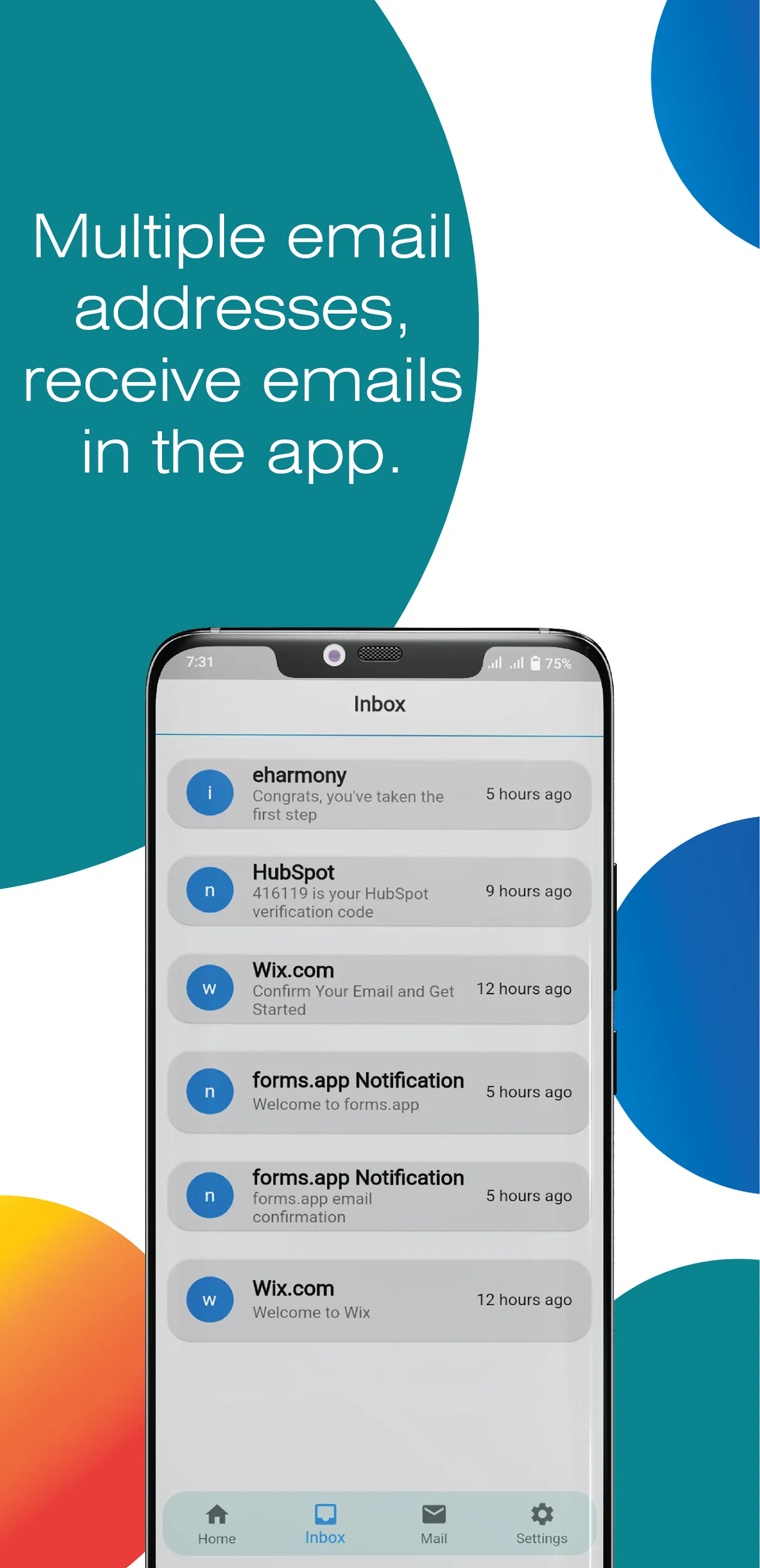 Temp Mail - Temporary Email | Indus Appstore | Screenshot