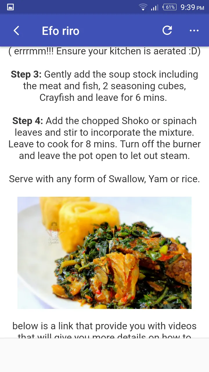 Nigerian Food Recipes | Indus Appstore | Screenshot