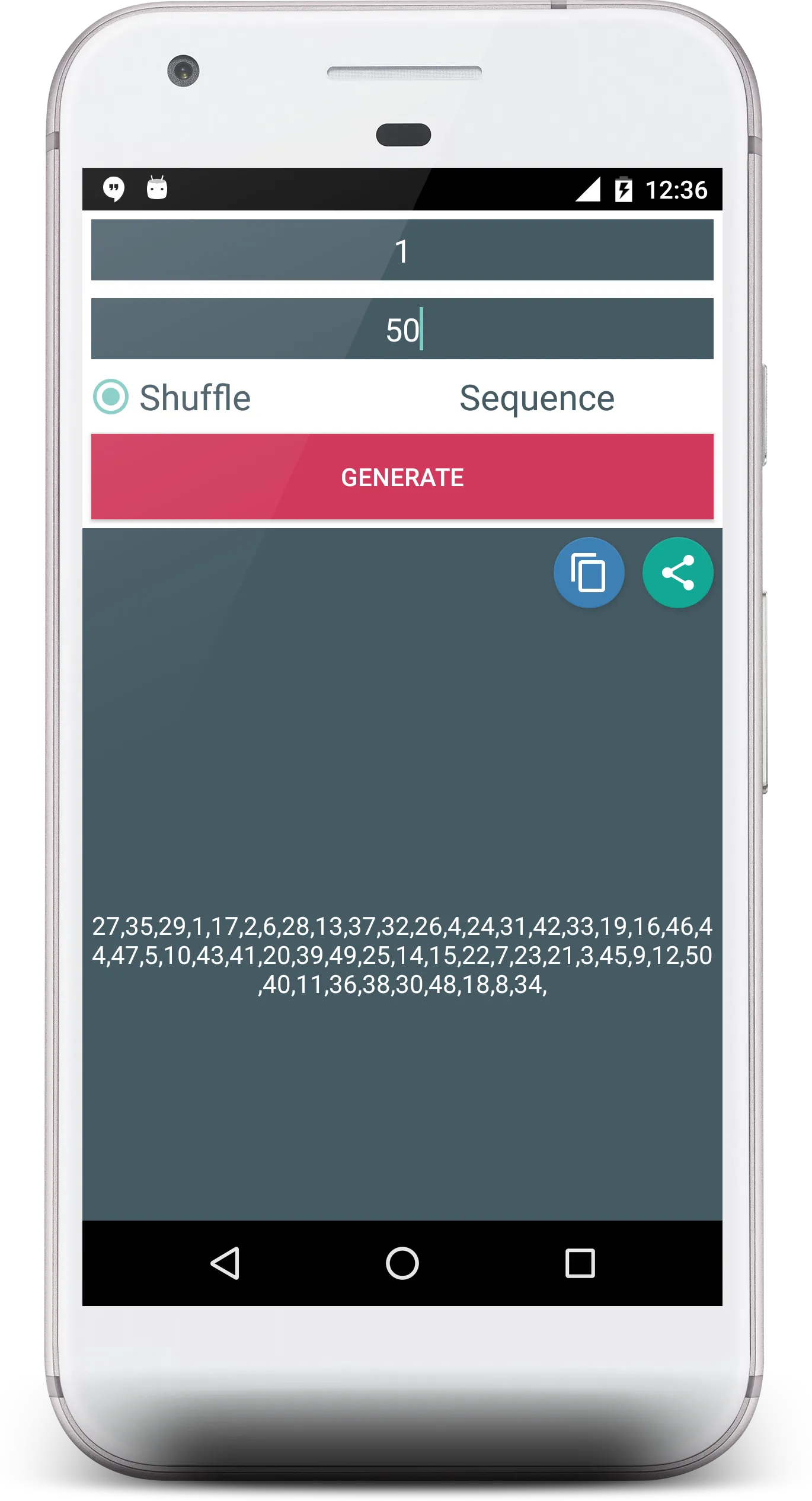 Random Number Generator Tool | Indus Appstore | Screenshot