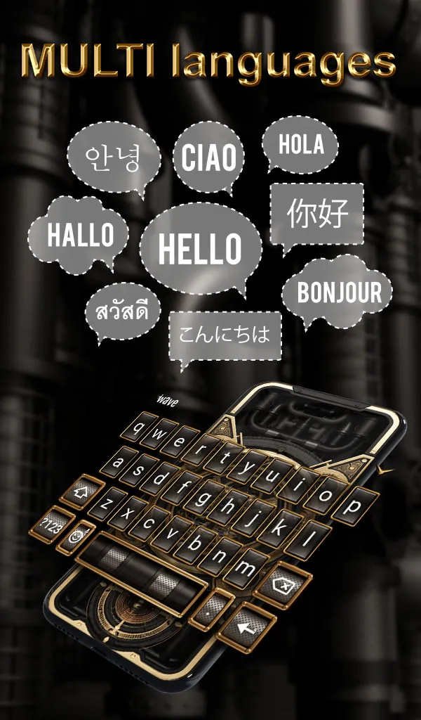 3D Compass Wallpaper Keyboard | Indus Appstore | Screenshot