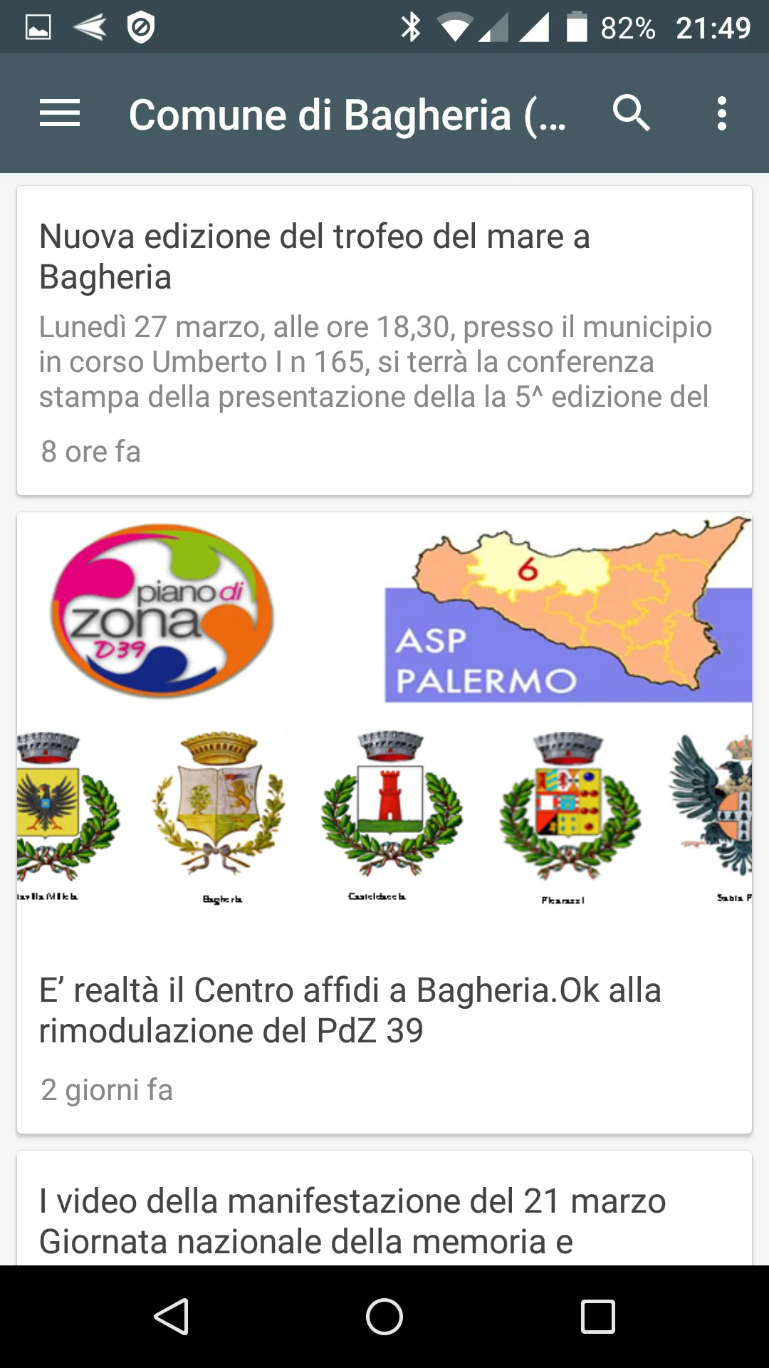 Bagheria notizie locali | Indus Appstore | Screenshot