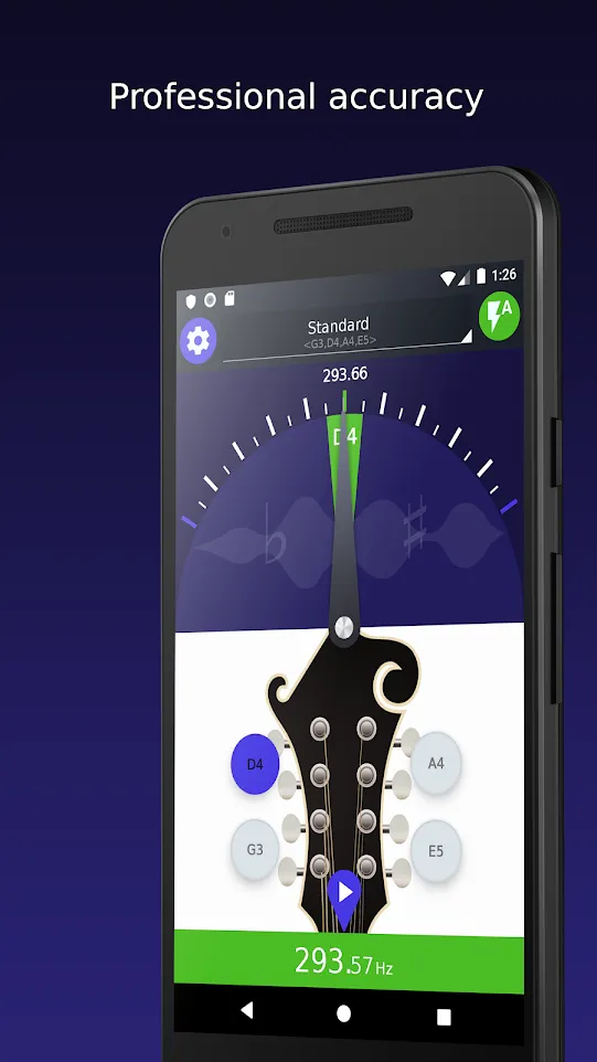Ultimate Mandolin Tuner | Indus Appstore | Screenshot