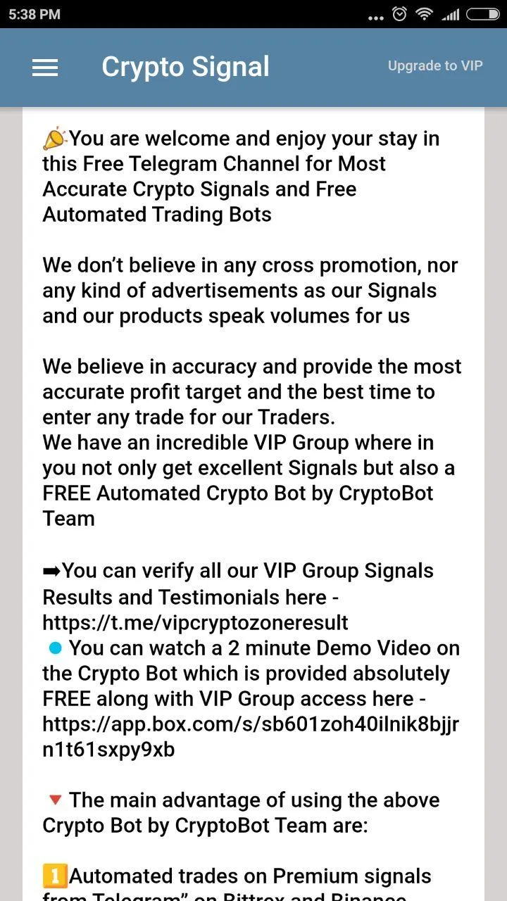 Crypto Signals Insider Info | Indus Appstore | Screenshot