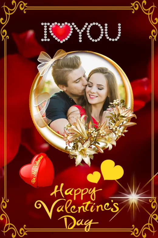 Valentine's Day Photo Frame 20 | Indus Appstore | Screenshot