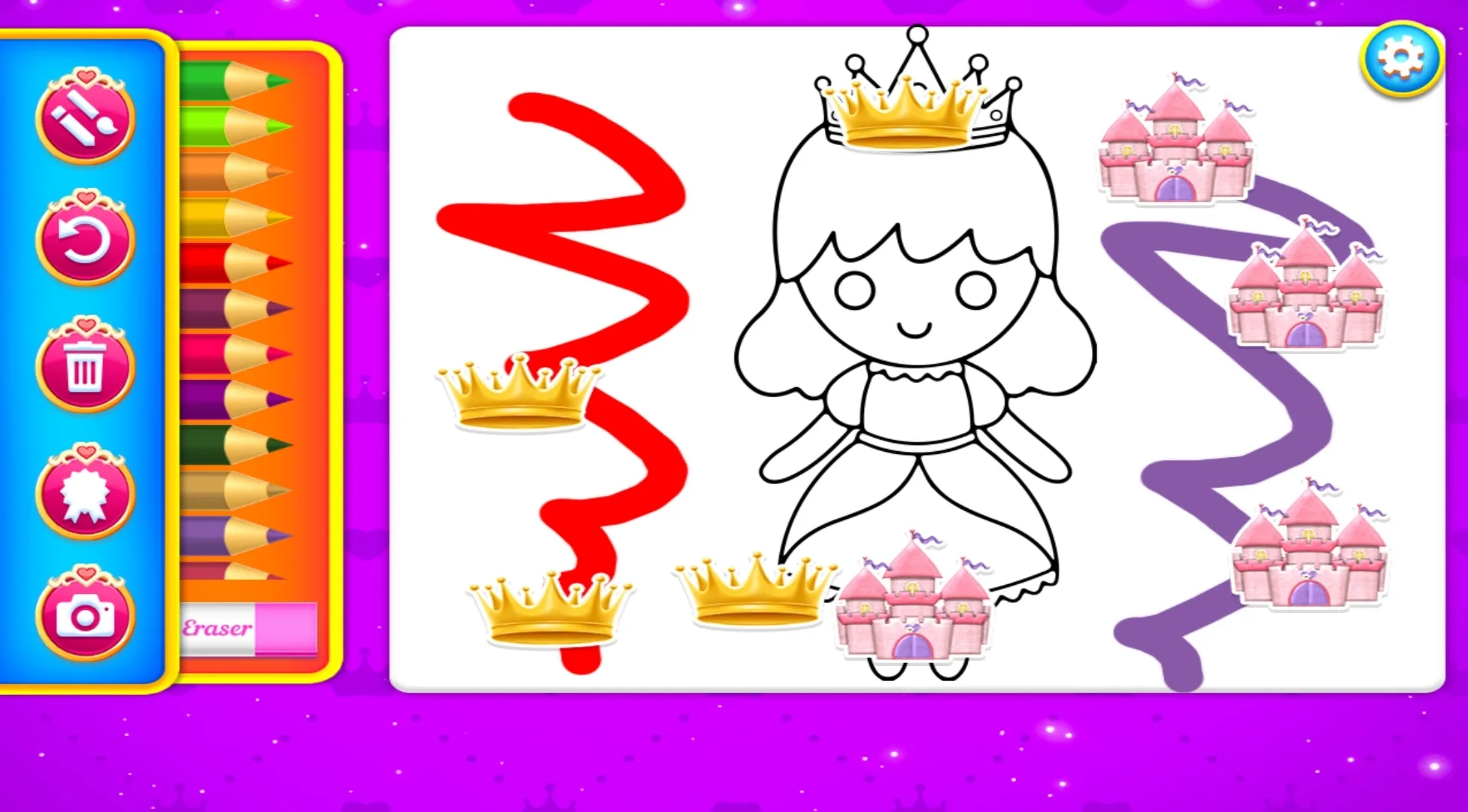 Princess Coloring Book | Indus Appstore | Screenshot