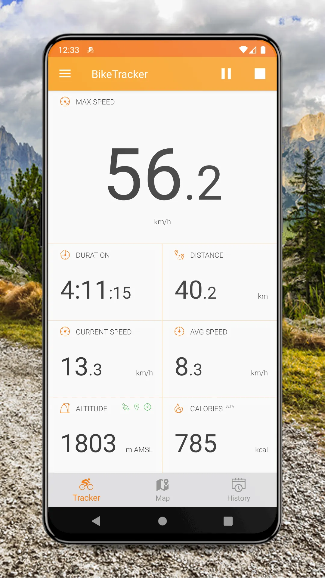 Bike Tracker: Cycling & more | Indus Appstore | Screenshot