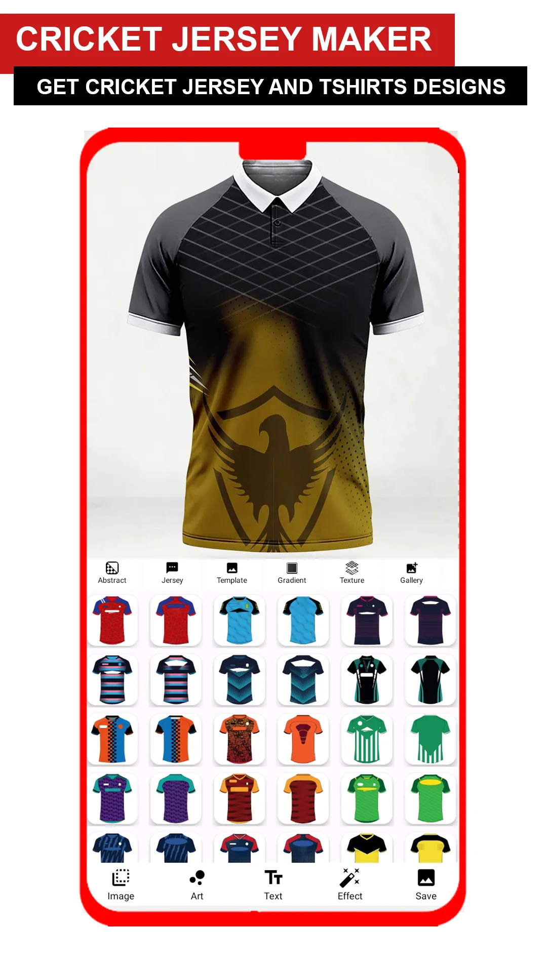 Cricket Jersey Maker | Indus Appstore | Screenshot