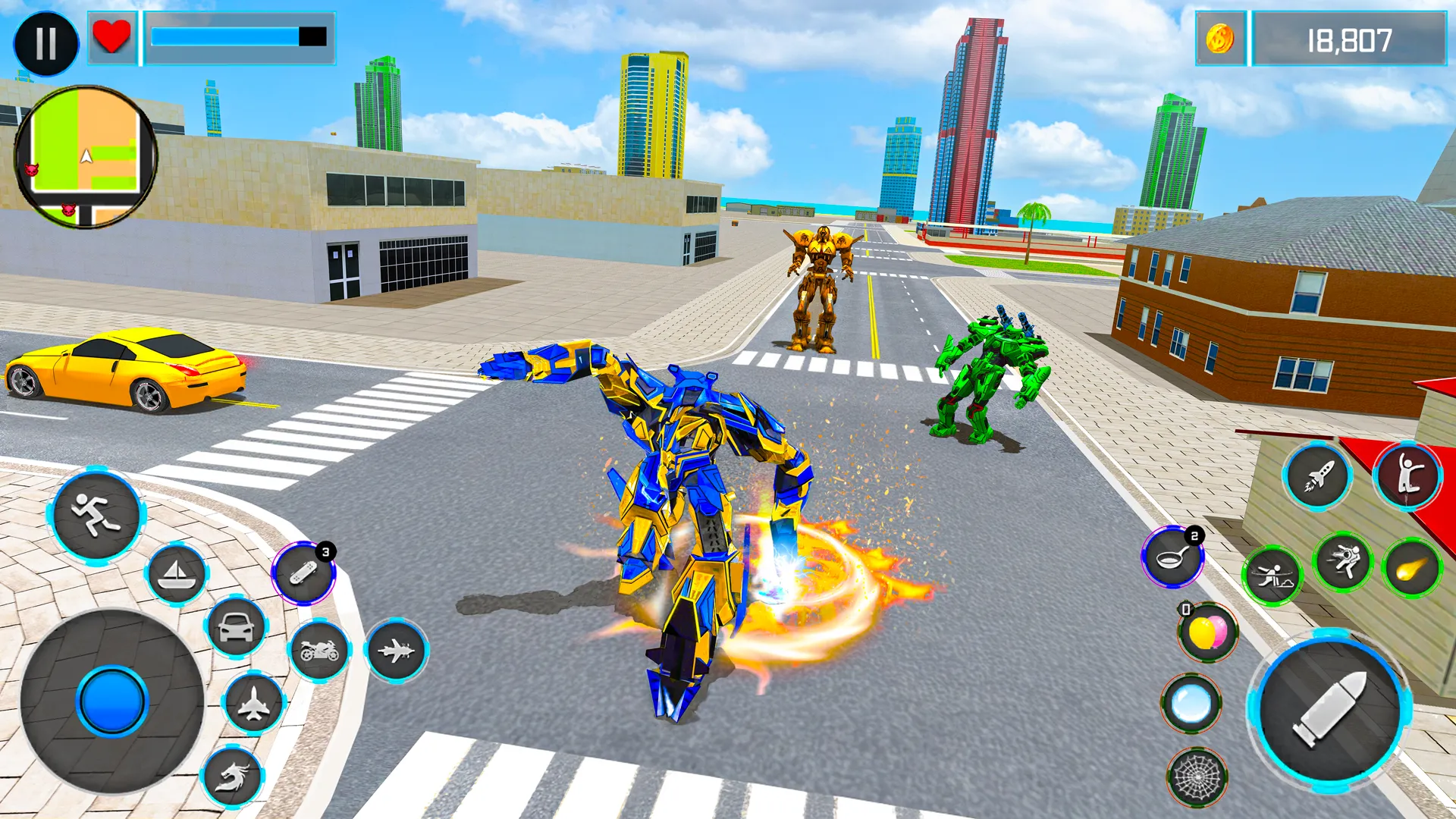 Robot Transform War Car Games | Indus Appstore | Screenshot