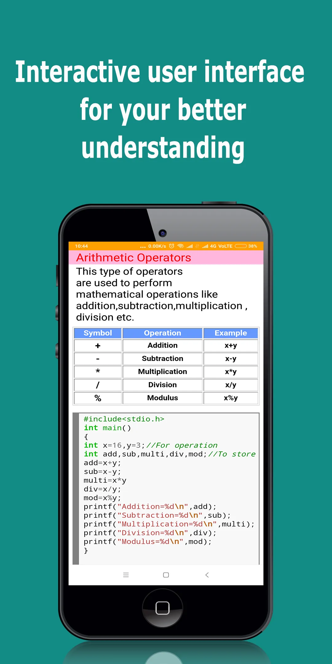 C Programming App | Indus Appstore | Screenshot