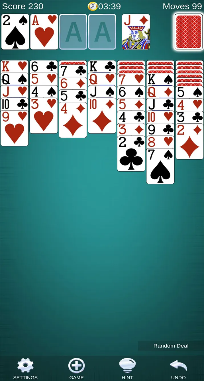 Solitaire - Spider TriPeaks | Indus Appstore | Screenshot