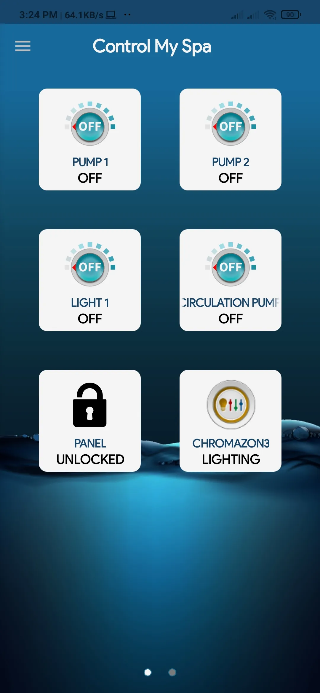 ControlMySpa | Indus Appstore | Screenshot