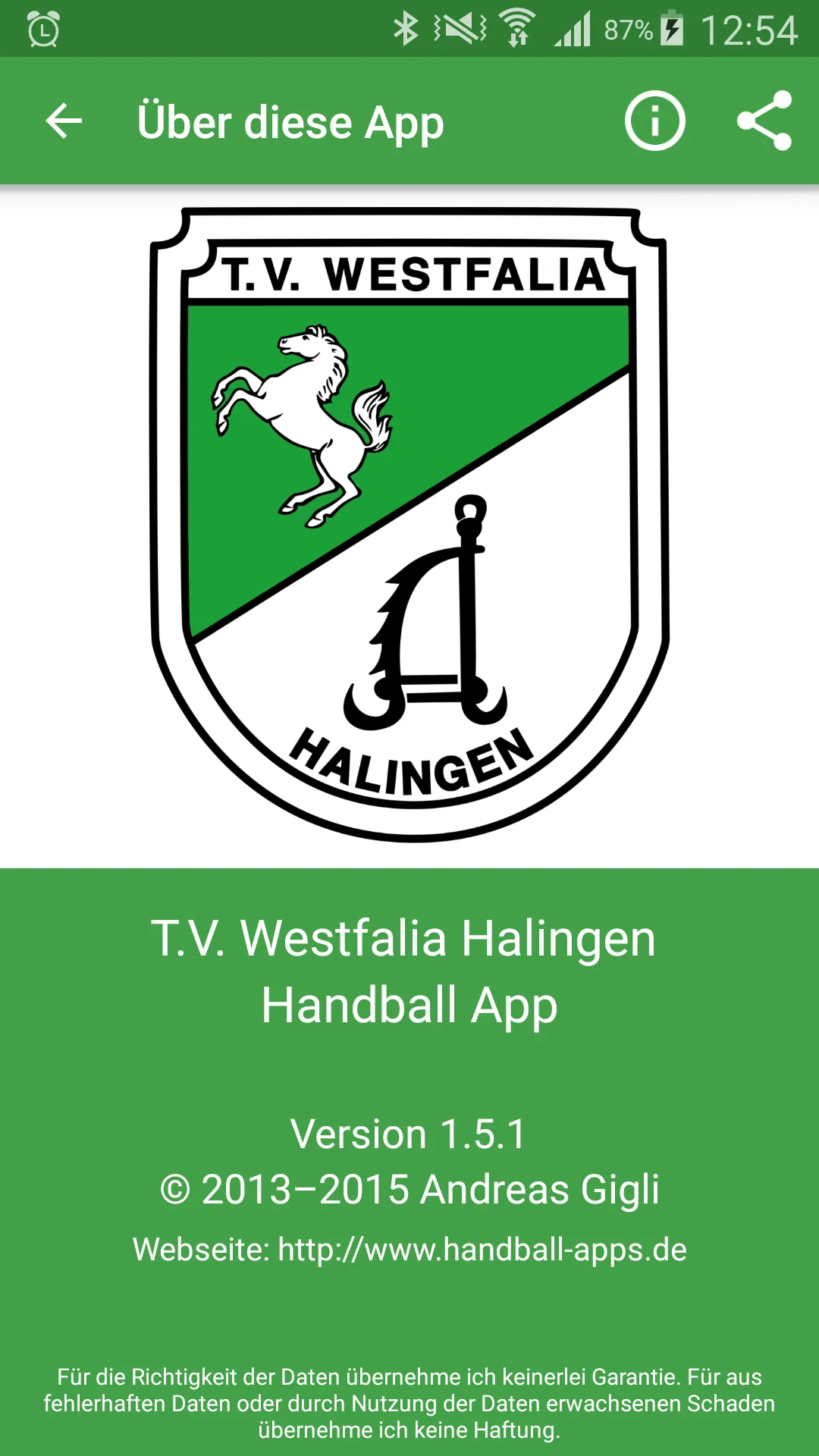 T.V. Westfalia Halingen | Indus Appstore | Screenshot