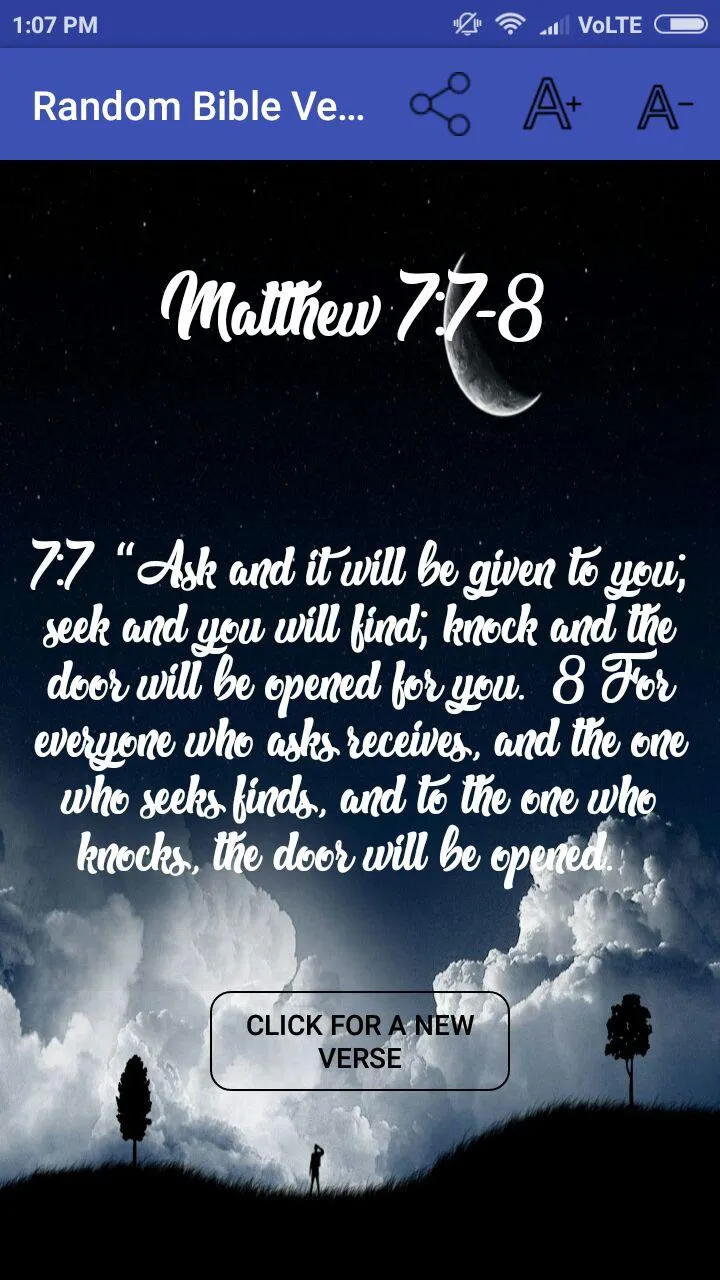 Random Bible Verse | Indus Appstore | Screenshot