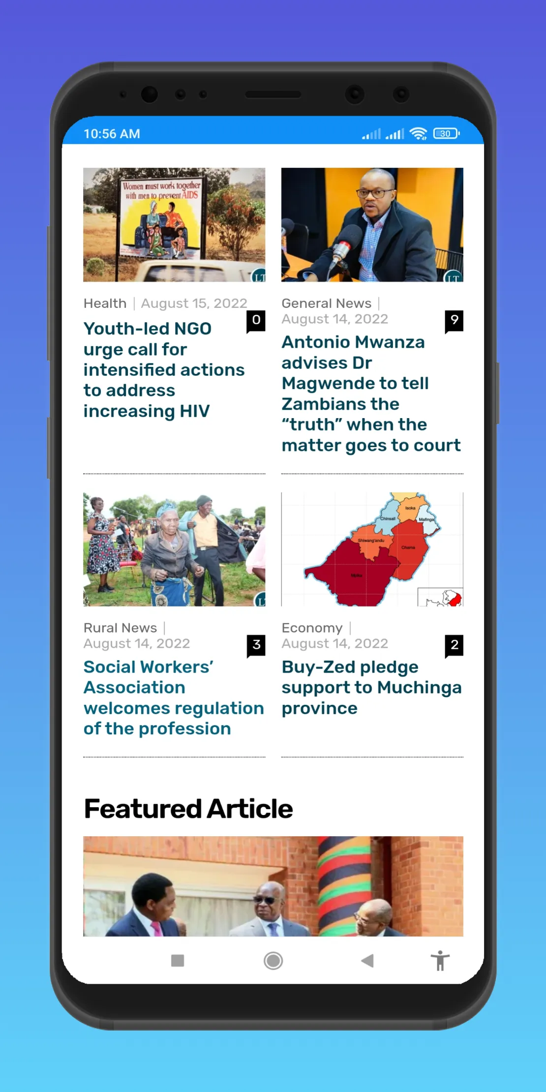 All Zambia Newspapers | Indus Appstore | Screenshot