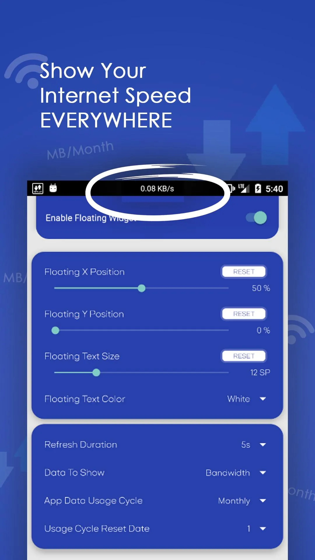 Internet Usage Monitor | Indus Appstore | Screenshot