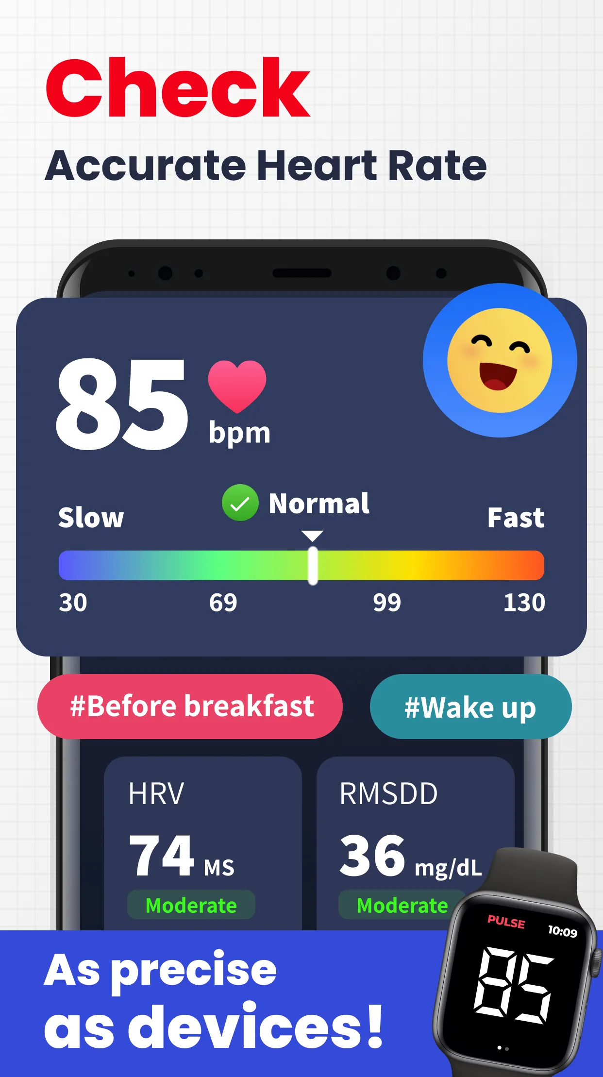 Heart Rate Monitor - Pulse App | Indus Appstore | Screenshot
