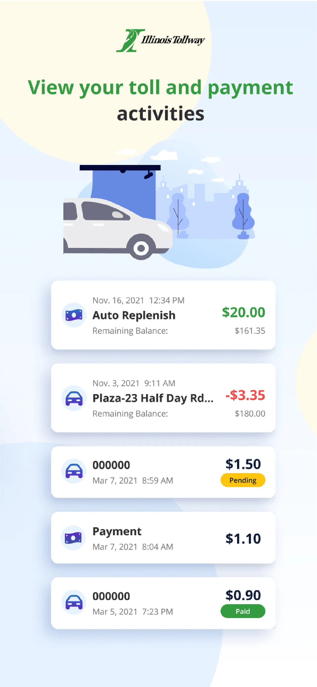 Illinois Tollway | Indus Appstore | Screenshot