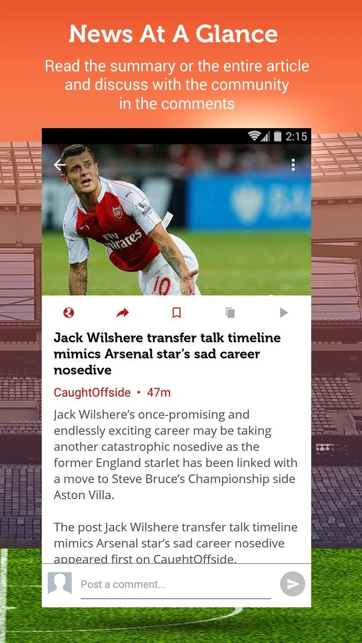 Gunners News | Indus Appstore | Screenshot