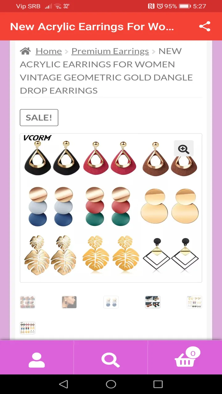 Earrings Shopping App | Indus Appstore | Screenshot