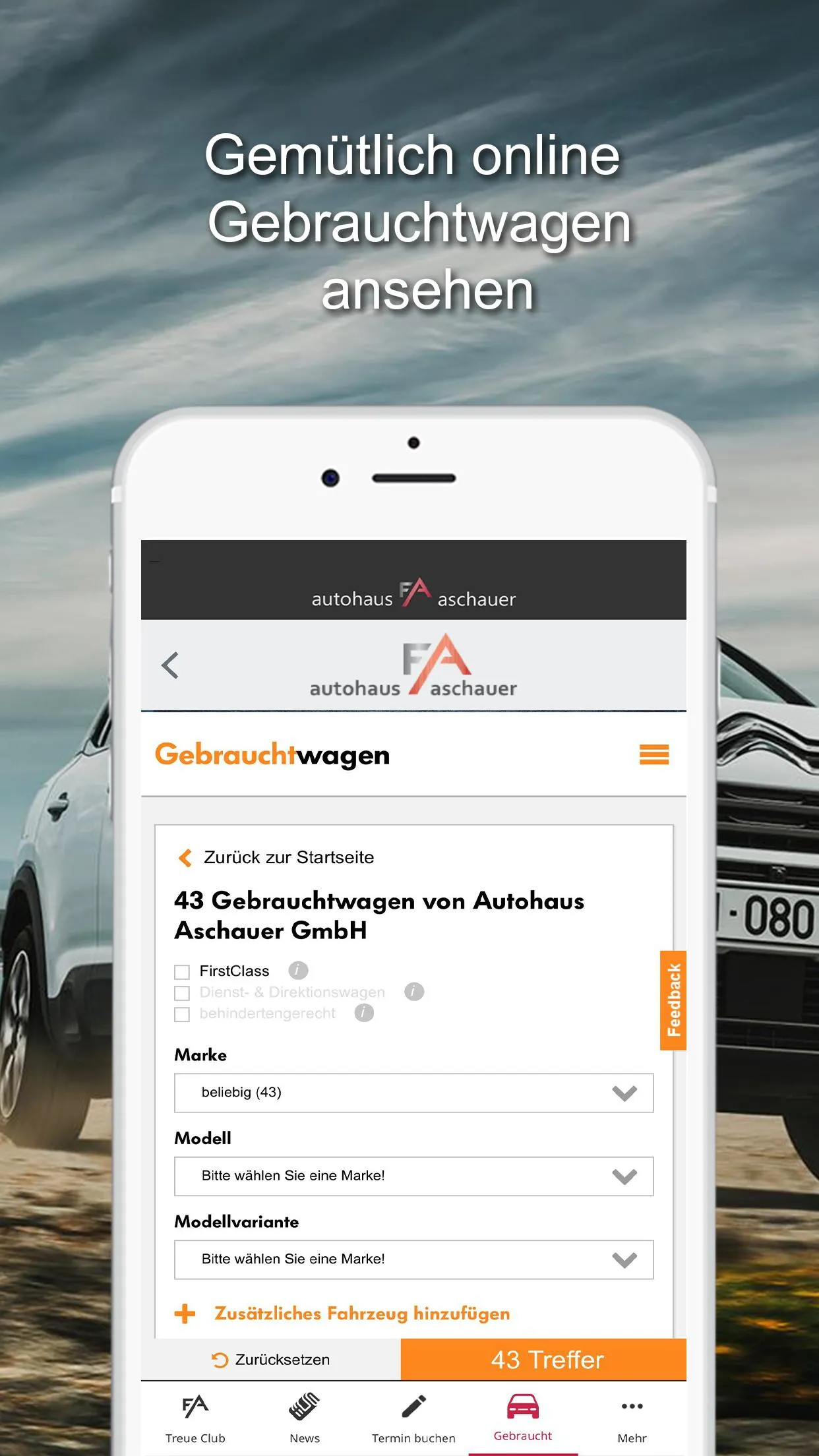 Autohaus Aschauer | Indus Appstore | Screenshot
