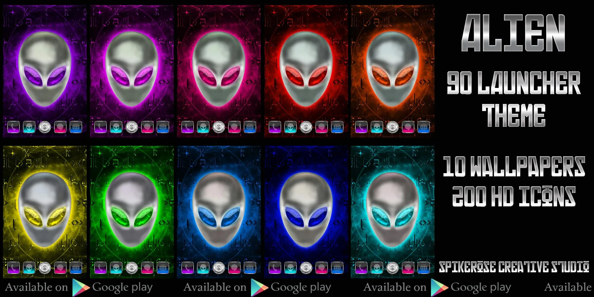 Alien L Go Locker theme | Indus Appstore | Screenshot