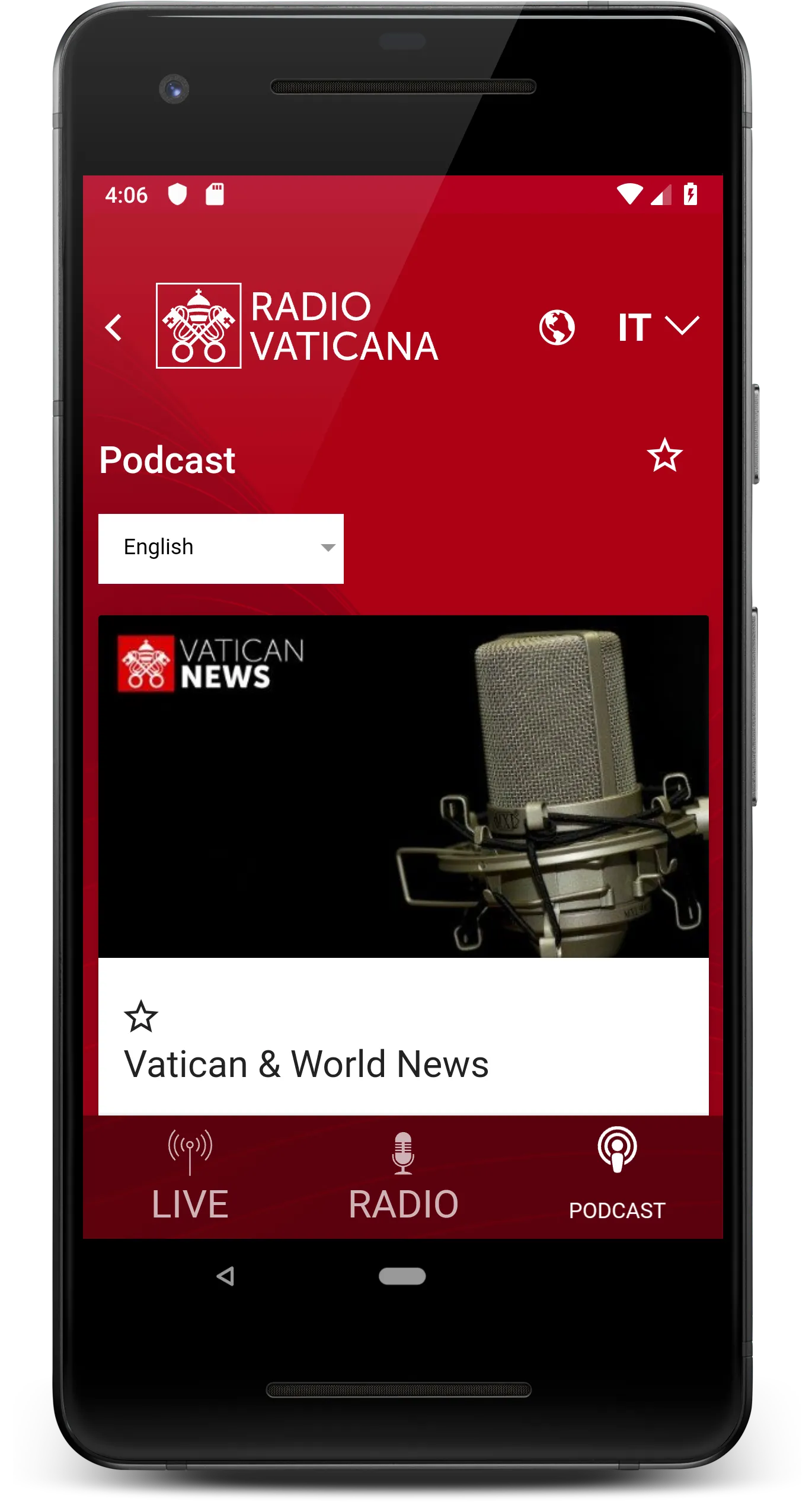 Radio Vaticana | Indus Appstore | Screenshot