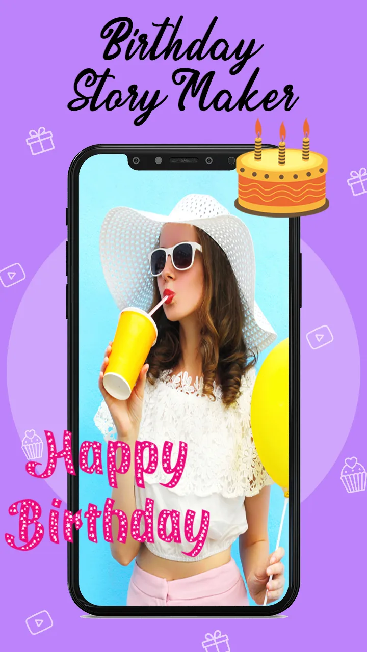 Birthday Story Maker | Indus Appstore | Screenshot