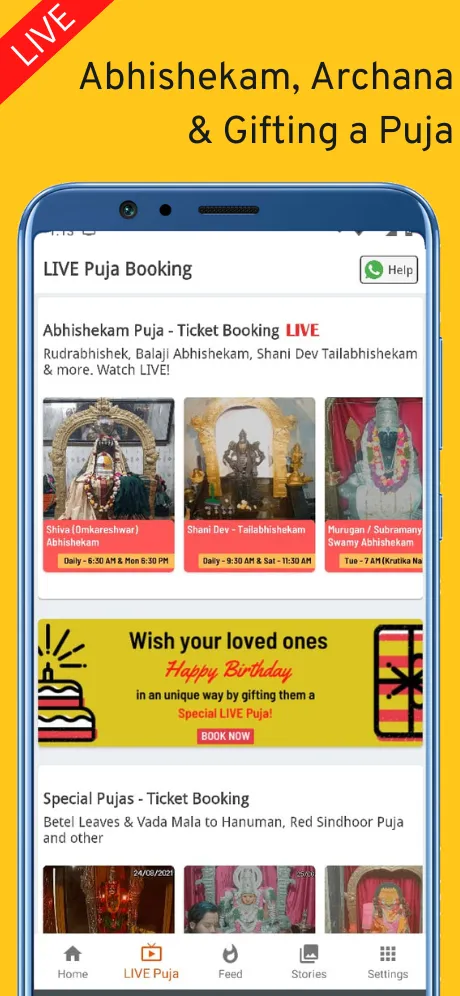 mypujaLIVE - Book Online Puja | Indus Appstore | Screenshot