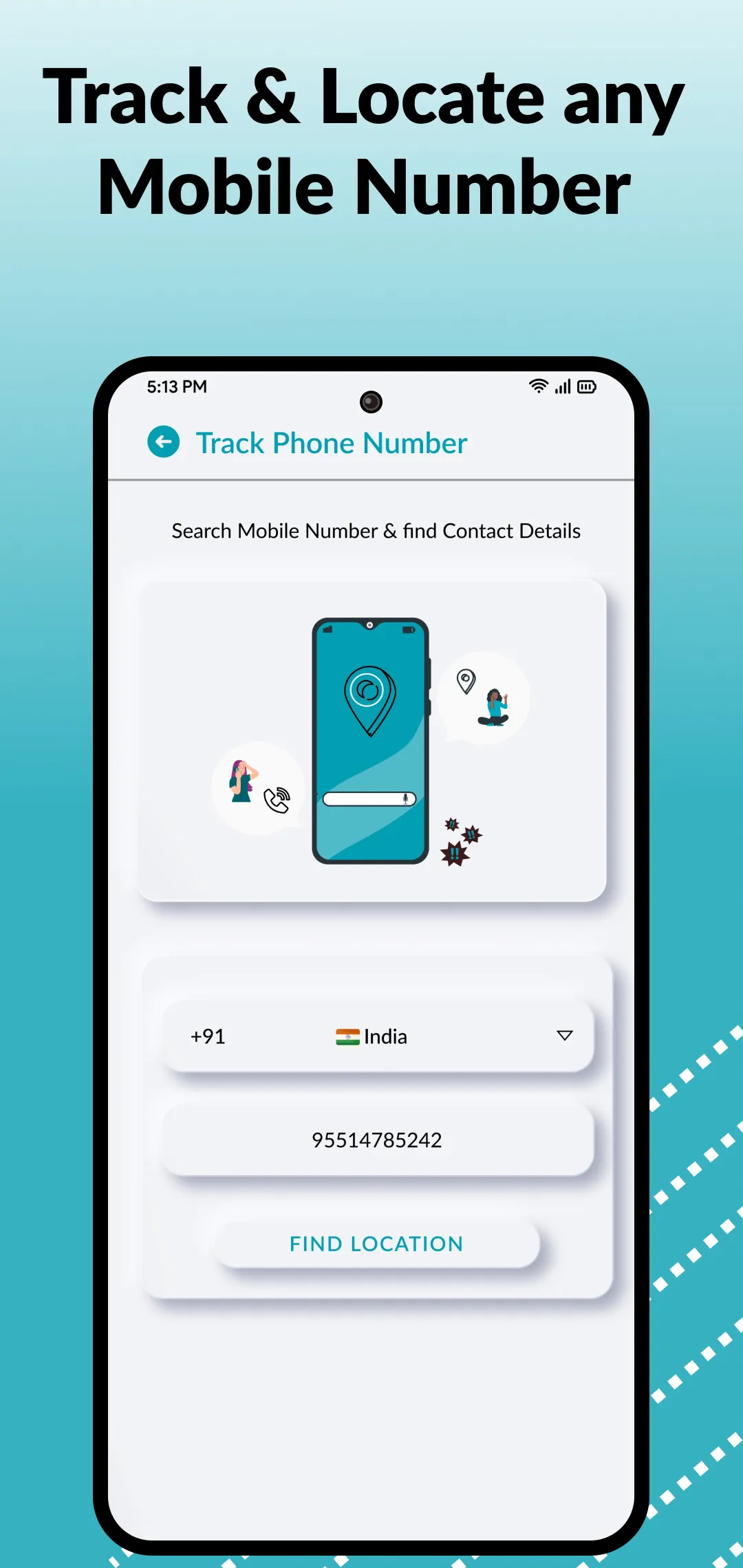 Live Mobile Number Location | Indus Appstore | Screenshot