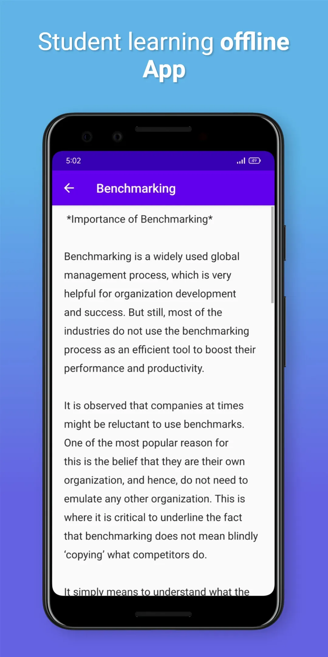 Benchmarking App | Indus Appstore | Screenshot