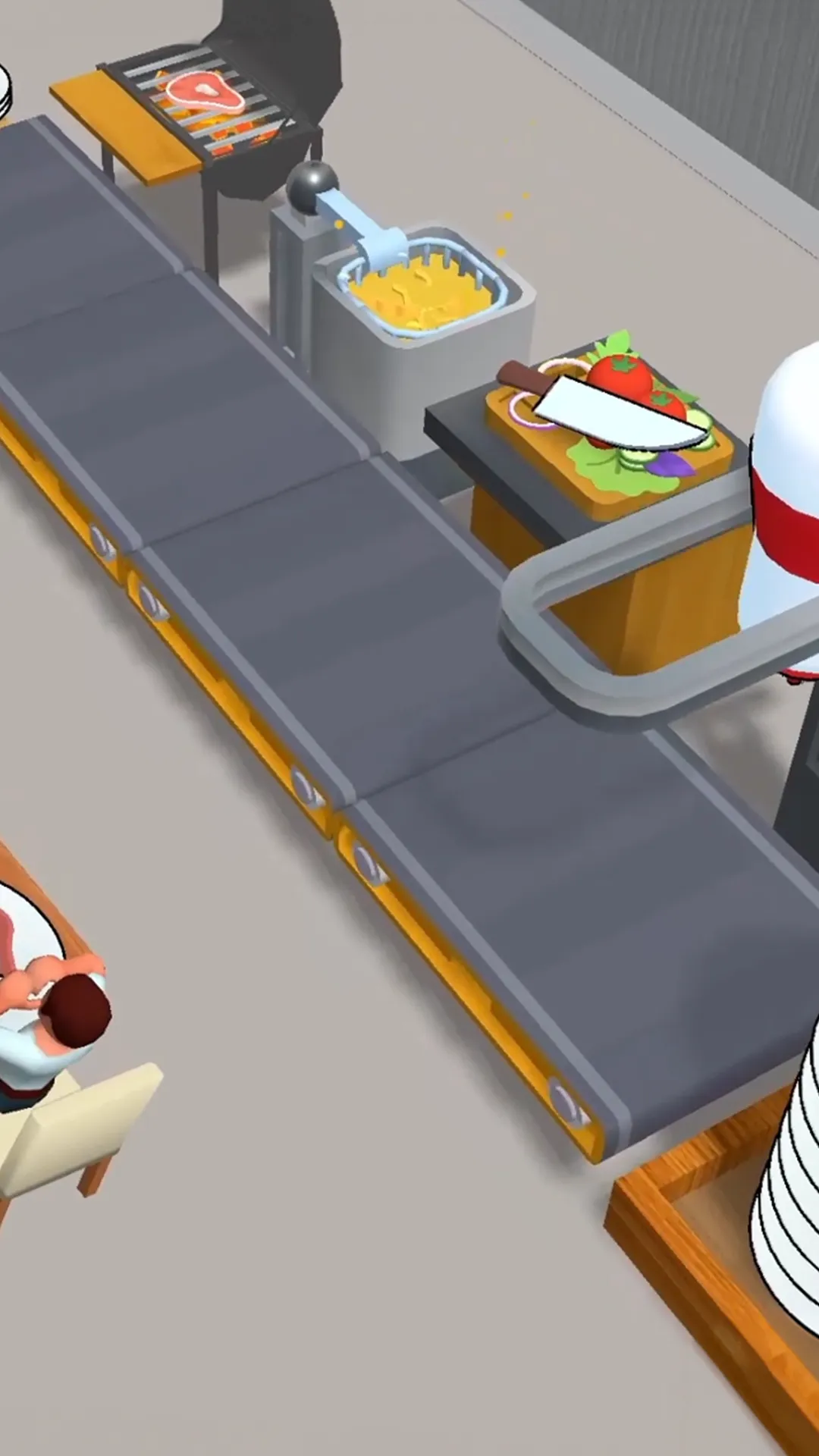 Conveyor Rush: Idle Food Games | Indus Appstore | Screenshot