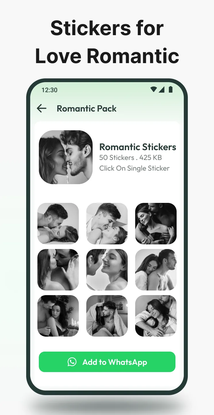 Romantic Love Emoji WAStickers | Indus Appstore | Screenshot