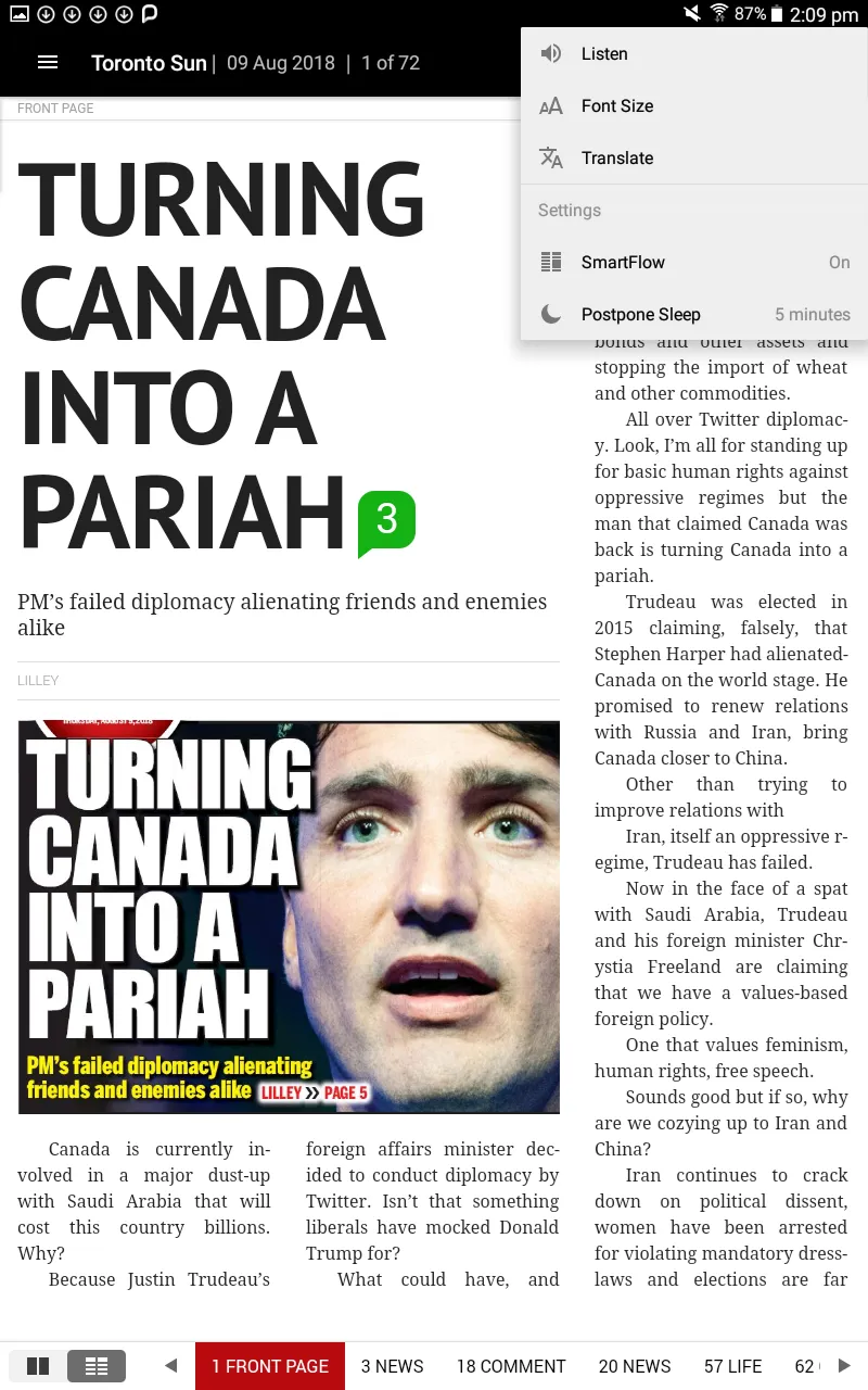 ePaper Toronto Sun | Indus Appstore | Screenshot