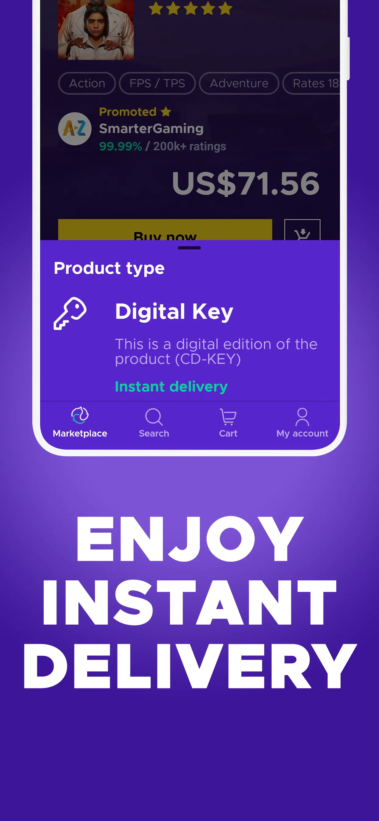 Eneba – Marketplace for Gamers | Indus Appstore | Screenshot