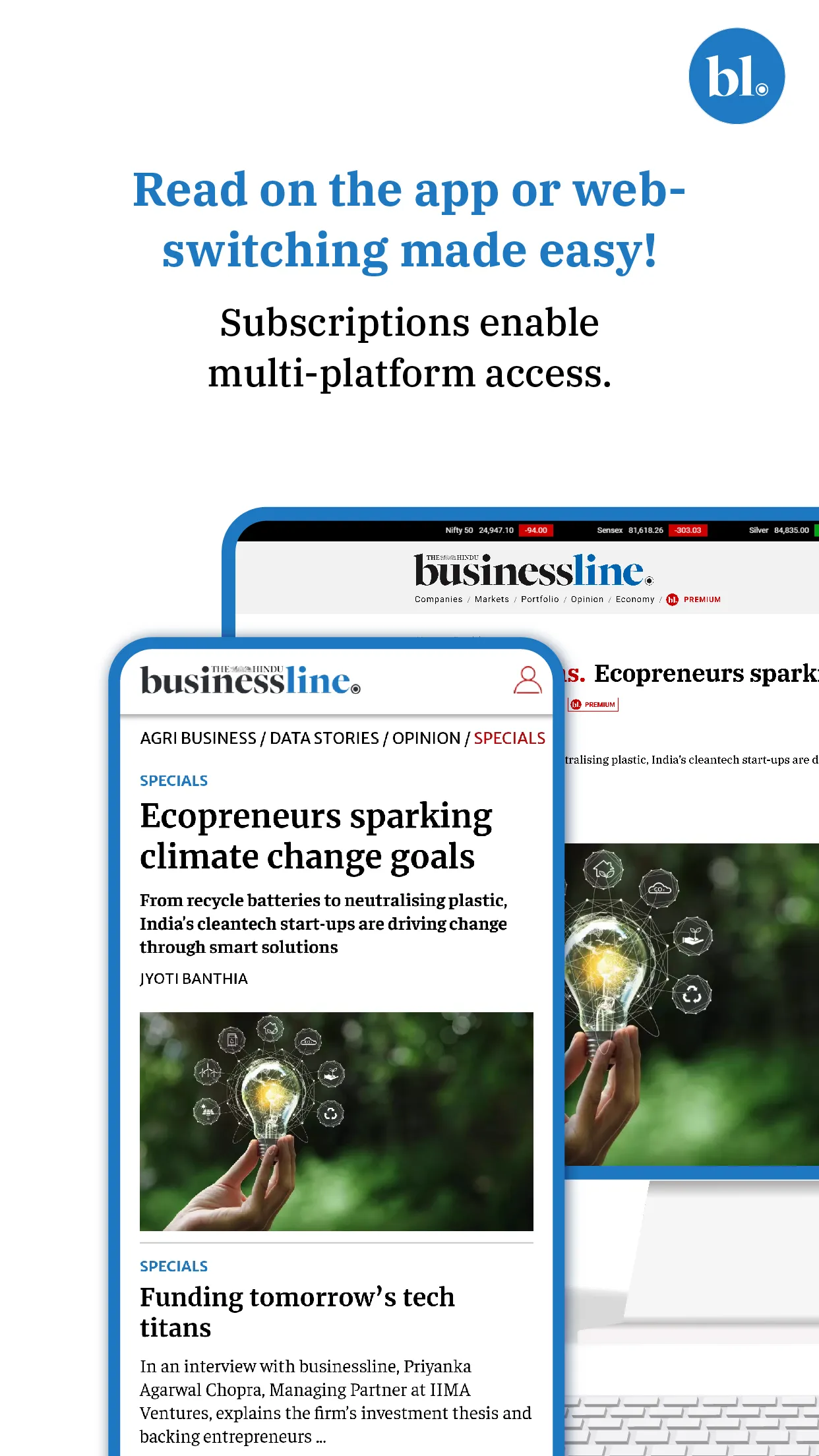 Businessline - Business News | Indus Appstore | Screenshot