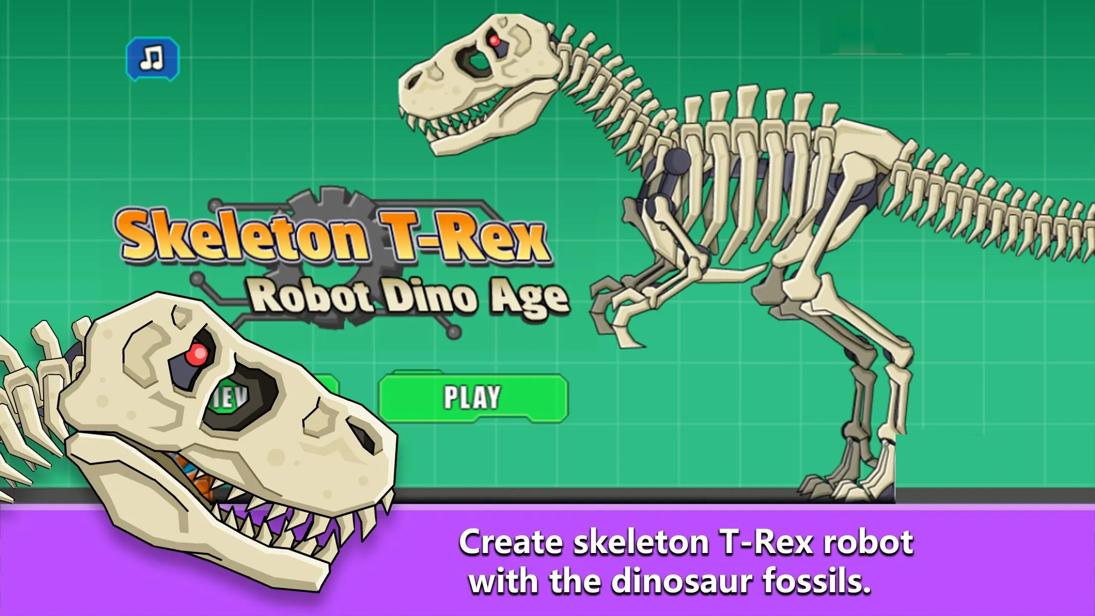 T-Rex Dinosaur Fossils Robot | Indus Appstore | Screenshot