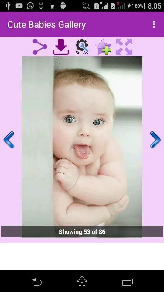 Cute Babies Gallery | Indus Appstore | Screenshot