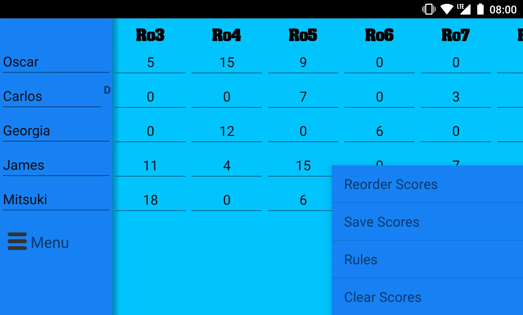 Five Crowns Scorecard | Indus Appstore | Screenshot