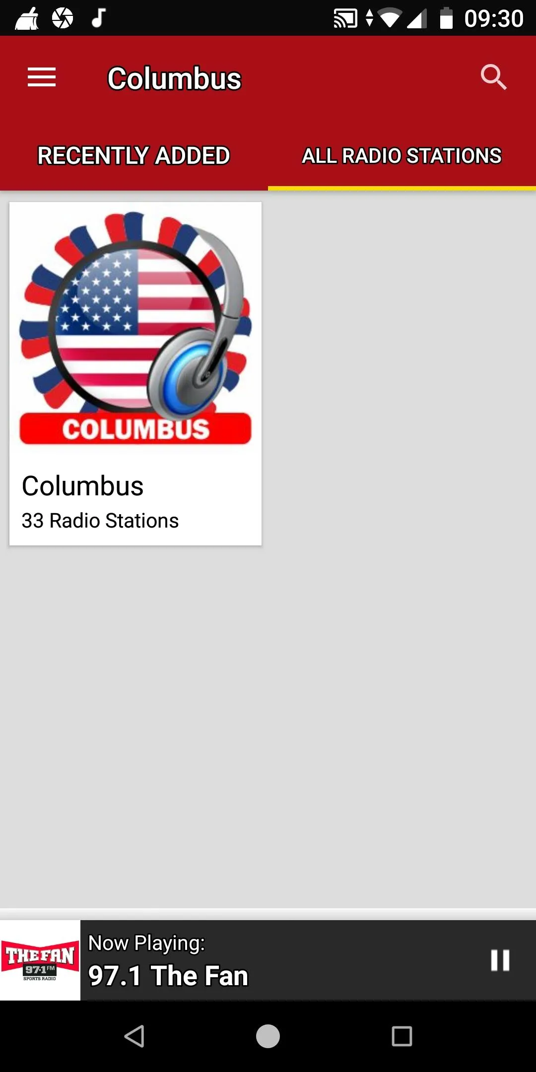 Columbus Radio Stations | Indus Appstore | Screenshot